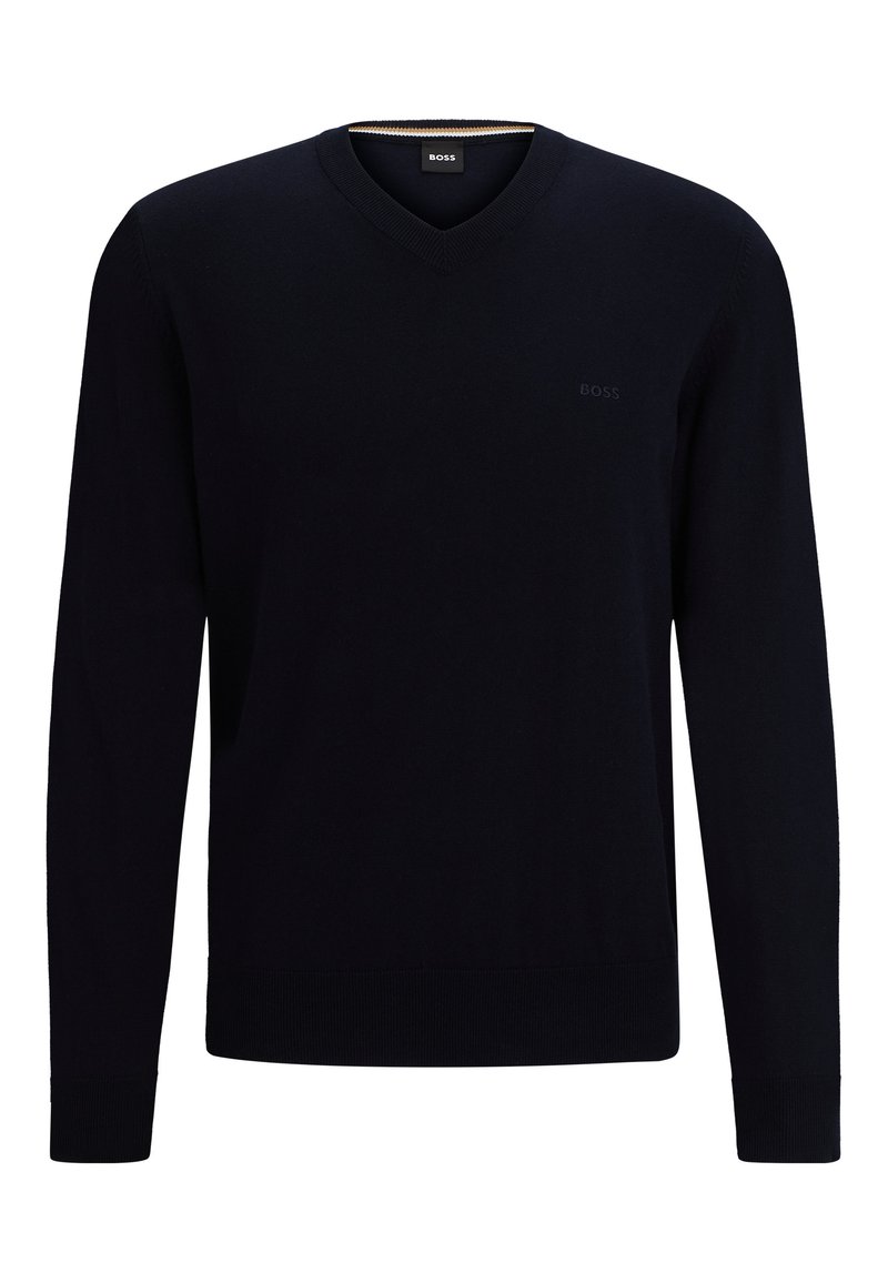 BOSS - PACELLO - Strikkegenser - dark blue, Forstørre