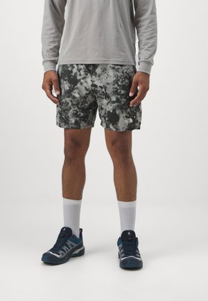 24/7 7IN SHORT PRINT - Sportiniai šortai - clay grey/taupe greenew