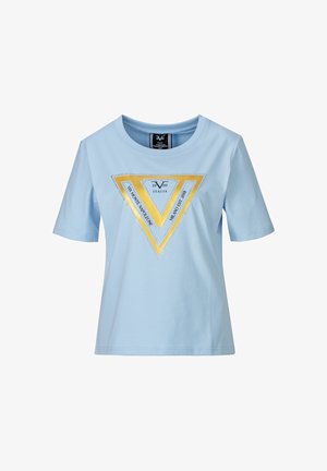 19V69 Italia, 19V69 ITALIA T-SHIRT BELLARA S GOLDEN - T-Shirt print - light blue