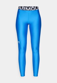 HEATGEAR - Leggings - blue atlantis/white