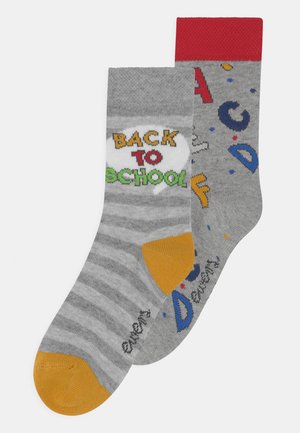 BACK TO SCHOOL SOCKS 2 PACK UNISEX - Socks - multi-coloured