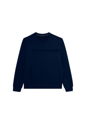 Freddy, FELPA GIROCOLLO CON STAMPA “TRAINING” TONO SU TONO - Sudadera - blue