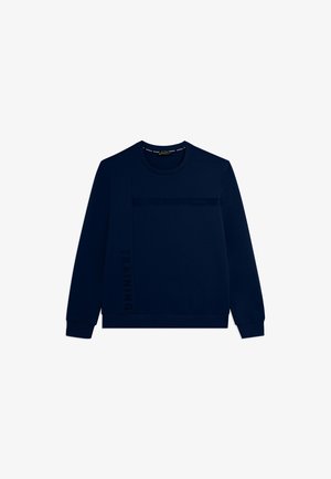 Freddy, FELPA GIROCOLLO CON STAMPA “TRAINING” TONO SU TONO - Sudadera - blue
