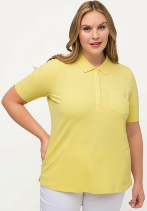 Ulla Popken Polo shirt - light yellow