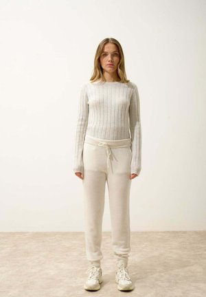 KIRAUNA  JOGGING - Tygbyxor - ivory