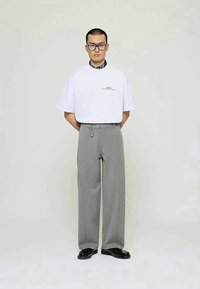 EIGHTYFIVE REGULAR TAILORED PANTS - Calças - anthracit