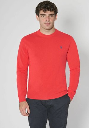 GIROCOLLO  - Maglione - flame red