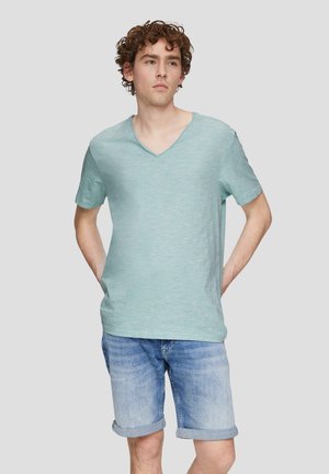 MELIERTES  - T-shirt basique - helles türkis