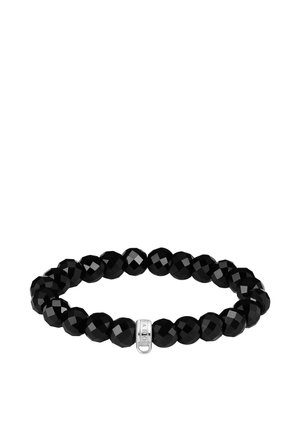 BEAD-OBSIDIAN - Bracelet - silberfarben/schwarz