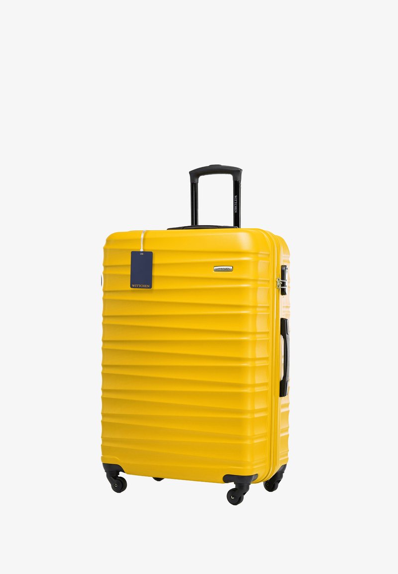 WITTCHEN LARGE SUITCASE WITH LUGGAGE TAG - Bagaglio a mano - yellow