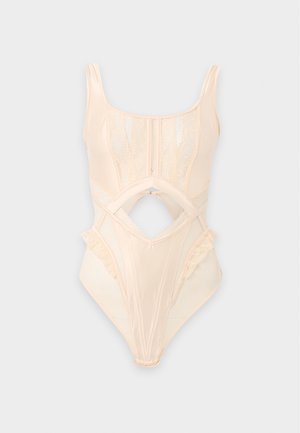 Hunkemöller, BODYSUIT - Body con abertura íntima - whitecap gray