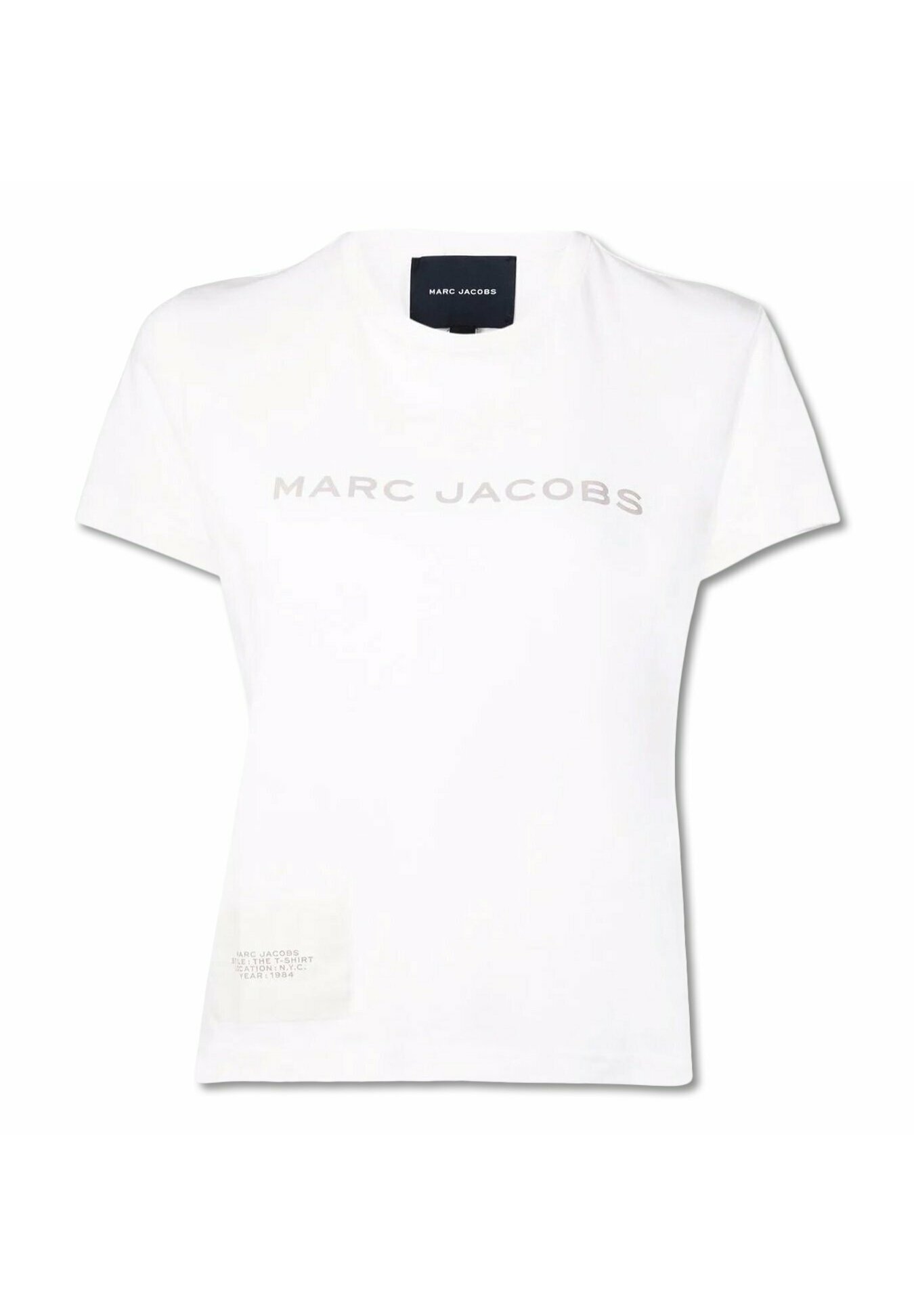 MARC JACOBS T-shirt print - grey logo/wit - Zalando.nl