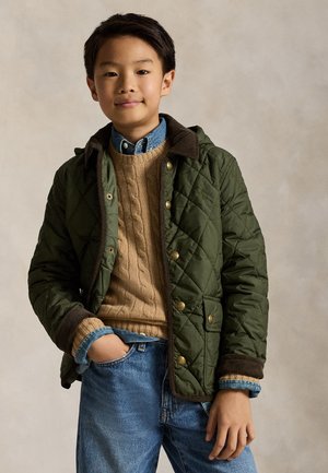 Polo Ralph Lauren, HOODED BARN JACKET 7-14Y - Parka - company olive