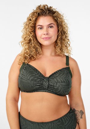 MIT STRUKTURIERTEM  UND HERAUSNEHMBARER POLSTERUNG
 - Bikini top - climbing ivy