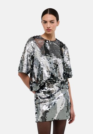 Minijupe - silver-coloured