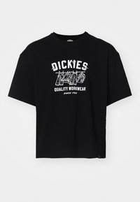 LAUNDRY BOXY TEE - Camiseta estampada - black