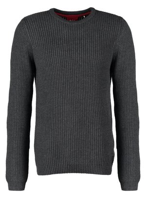 Stickad tröja - grey