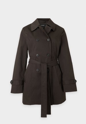 Vero Moda, VMCHELSEA OLIVIA - Trench - chocolate torte