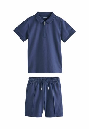 REGULAR FIT - SHORT SLEEVE AND SET - Jogginghose - navy