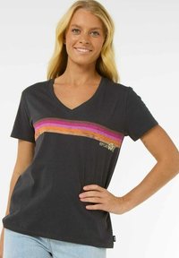 Rip Curl T-shirt con stampa - washed black