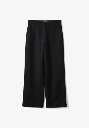 OVS, STRAIGHT FIT TROUSERS - Broek - black