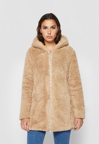 Urban Classics - LADIES SHERPA JACKET - Winter coat - softtaupe Thumbnail Image 1