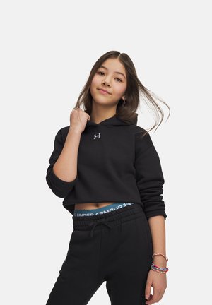 Under Armour RIVAL FLEECE - Pulover s kapuco - black