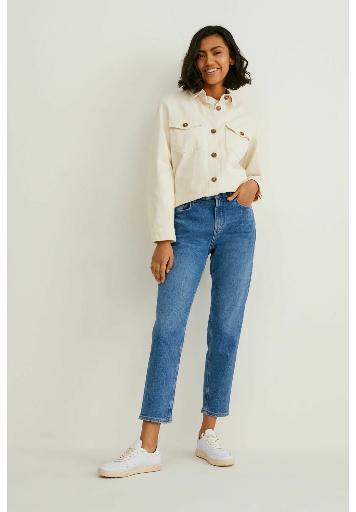 C\u0026A Straight leg jeans - denim-blue 