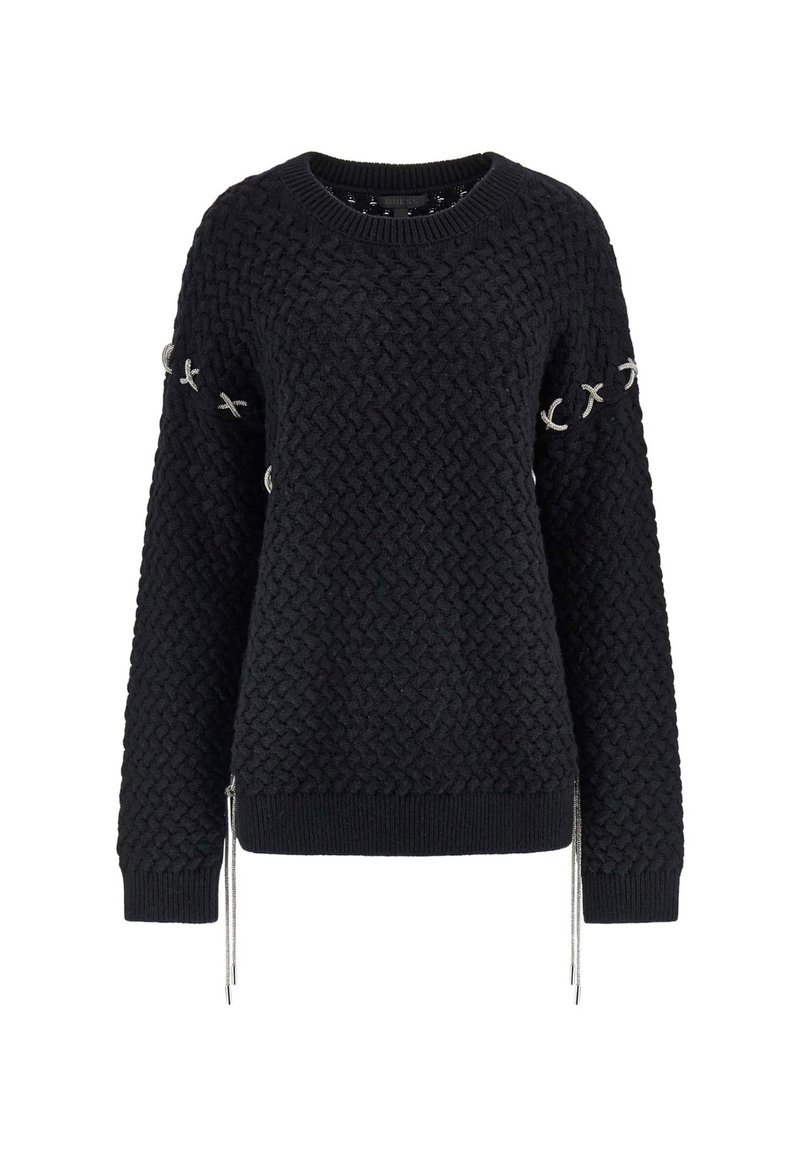 Guess Strickpullover schwarz Zalando