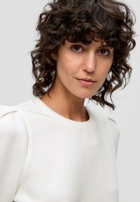 s.Oliver KURZARM - Basic T-shirt - creme