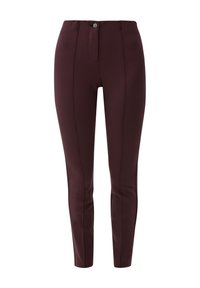 s.Oliver BLACK LABEL 7/8 MIT BIESEN - Legging - aubergine