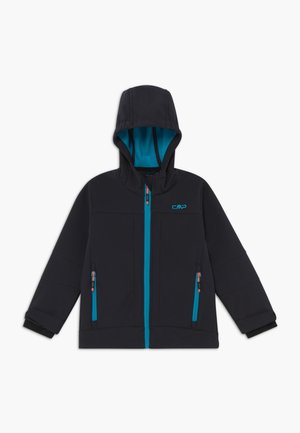 KID JACKET FIX HOOD UNISEX - Chaqueta softshell - antracite-rif
