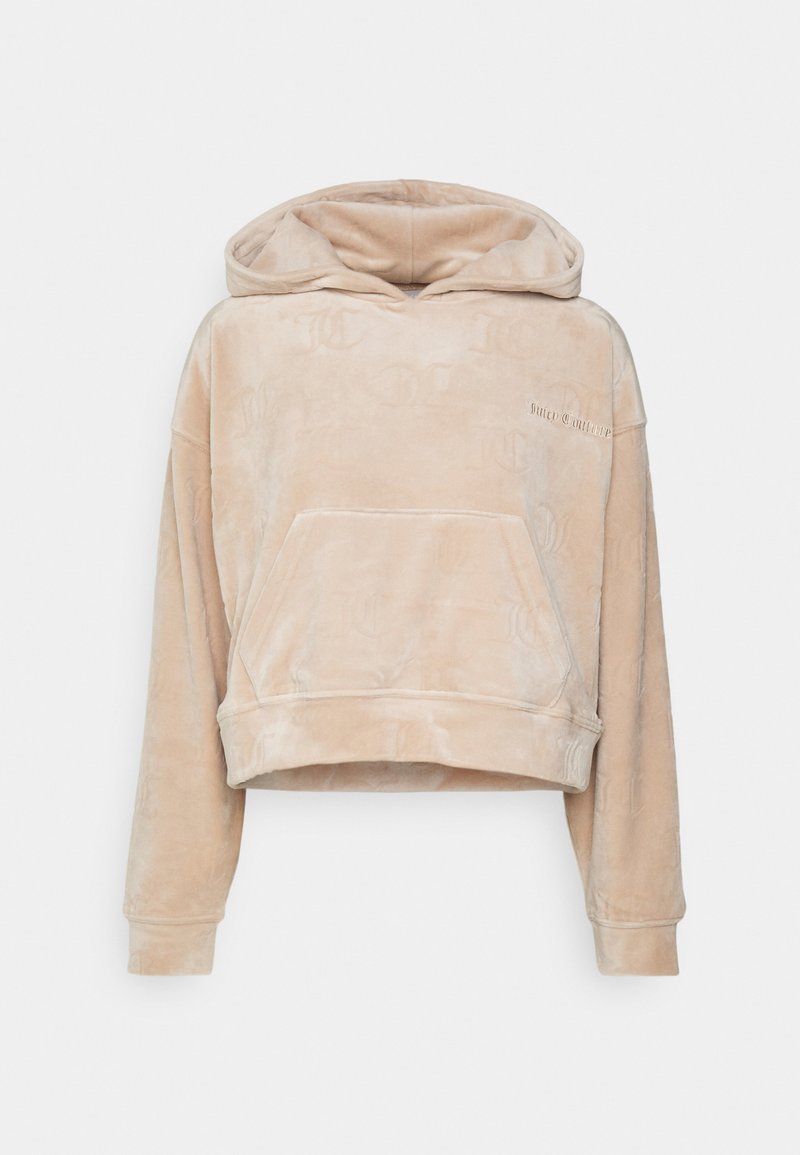 Juicy Couture DOUBLE FACED HOODIE - Hoodie - warm taupe/beige -  Zalando.co.uk