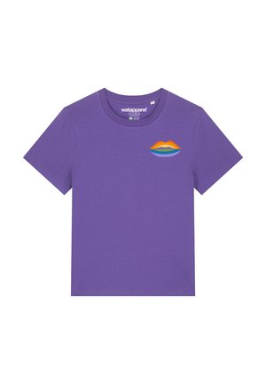 watapparel, T-shirt print - purple love