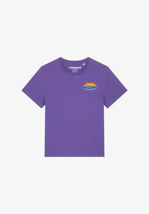 watapparel, T-shirt print - purple love