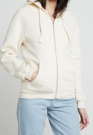Zip-up sweatshirt - off-white