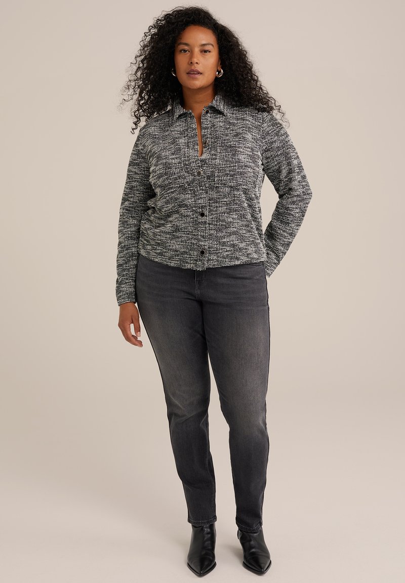 WE Fashion Lichte jas zwart WE Fashion Lichte jas zwart