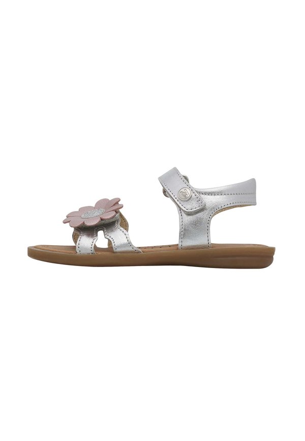 Lauflernschuh - silber rosa