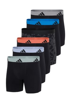 6-PACK - Calzoncillos bóxer largos - schwarz/multicolor