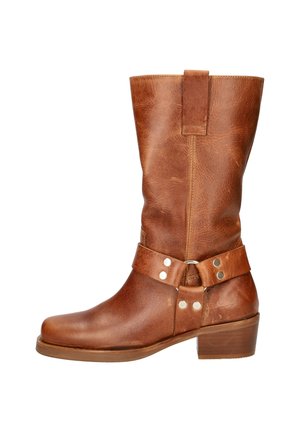 Cowboy-/Bikerlaarzen - cognac