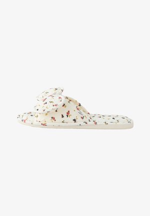 Next, REGULAR FIT - BOW SLIDE SLIPPERS . - Hjemmesko - ecru floral