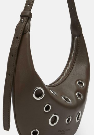 LIEBESKIND BERLIN Handtas met labeldetail, model 'Ella' in cognac