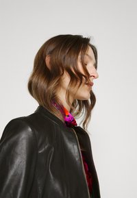 Marc Cain Leather jacket - black