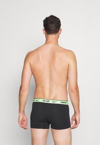 Nike Underwear TRUNK 2 PACK - Cuecas boxer - black/lime glow/thunder blue