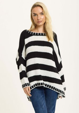 STRIPE  - Jumper - black