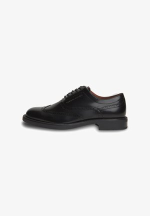 Tommy Hilfiger, LTH ABRASIVATO BROGUE SHOE - Derbies & Richelieus - black