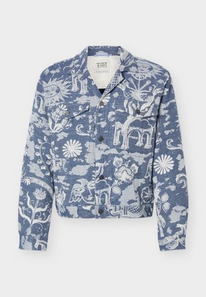 Scotch & Soda, DELFTS BLAUW TRUCKER JACKET - Τζιν μπουφάν - blue
