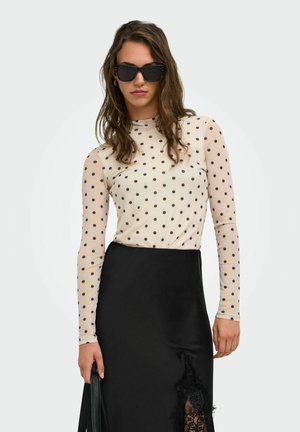 ONLY, ONLERICA MESH L/S TOP JRS NOOS - Langarmshirt - seedpearl