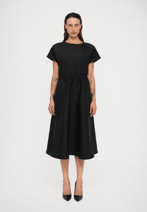 BACK DETAIL - Robe de jour - black/medium blue