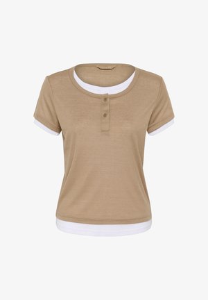Culture, CURACHEL - T-Shirt print - dune
